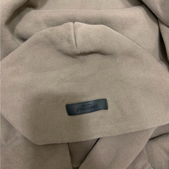 Essentials Cozy Tan Hoodie - Picture 3 of 3